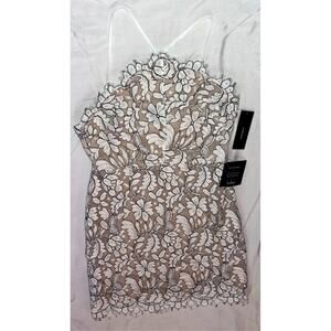 NWT Lulus white eyelash lace dress womens size S